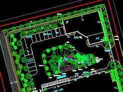 某庭院绿化施工图免费下载 - 园林绿化及施工 - 土木工程网